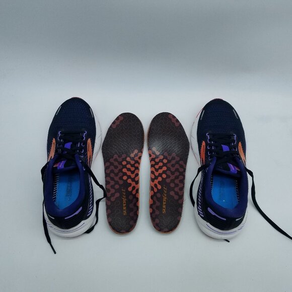 Brooks Adrenaline GTS 22 Women's Size 7 B (Medium) Running Shoes Navy Blue - Picture 7 of 14